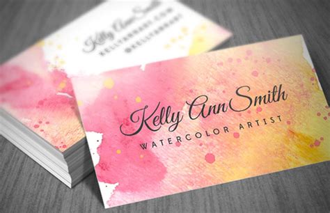 Artist Business Card Templates Designs