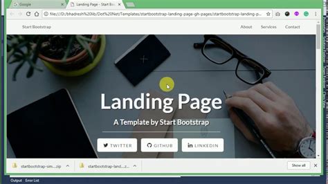 Asp Net Landing Page Template For Conversion Success