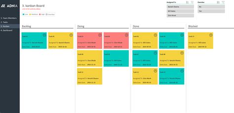 Automated Kanban Excel Template For Efficient Workflow Management