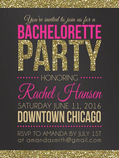 Bachelorette Party Invitation Templates Made Easy