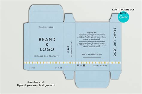 Bar Soap Box Design Template Guide