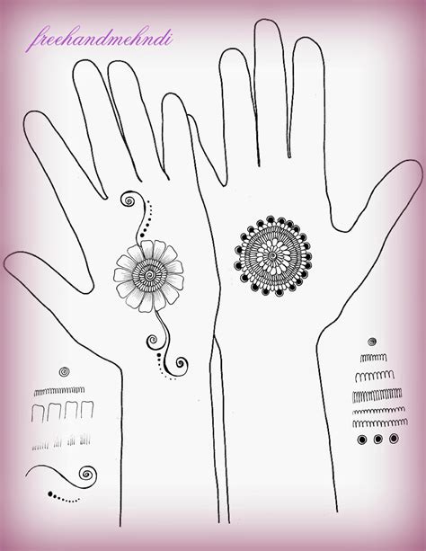 Beginner Friendly Henna Templates Printable Designs