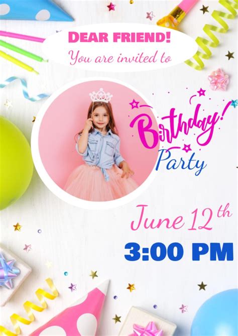 Birthday Card Template Google Docs Free Download