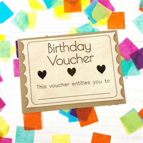 Birthday Voucher Template Ideas And Designs