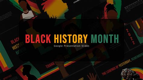 Black History Month Google Slides Template Free Download