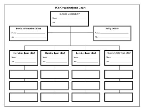 Blank Chain Of Command Template Download