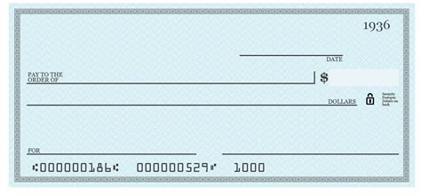 Blank Check Template Word For Easy Financial Management