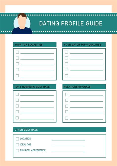 Blank Dating Profile Template Examples To Attract Matches