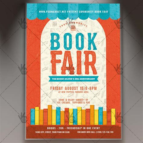 Book Fair Flyer Template Design Made Easy