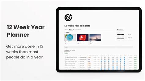 Boost Productivity With 12 Week Year Notion Template