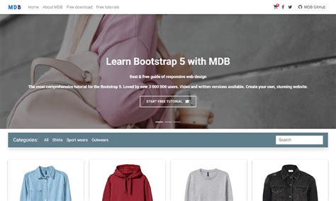 Bootstrap Ecommerce Template Free Download Now