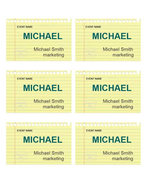 Bsf Name Tag Template Free Download And Guidelines