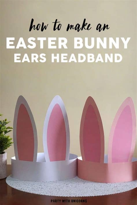 Bunny Ears Headband Template Diy Free Download