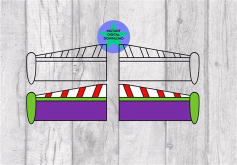 Buzz Lightyear Wing Template: Diy Space Ranger Accessory