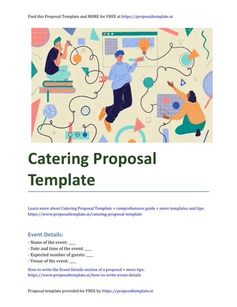 Catering Proposal Template Word Free Download Sample