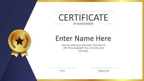 Certificate Template Google Slides Free Download Now