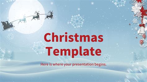 Christmas Google Slides Template Free Download