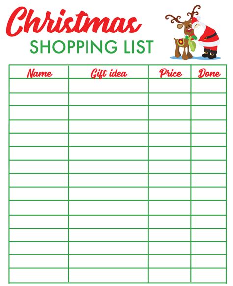 Christmas Template Google Docs For Holiday Organization