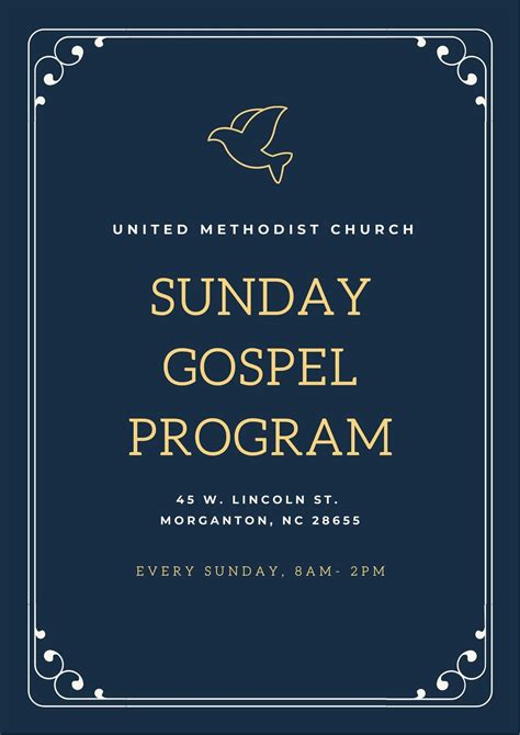 Church Program Template Google Docs Made Easy