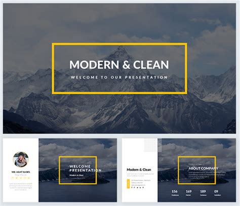 Clean Powerpoint Templates For Simple Presentations