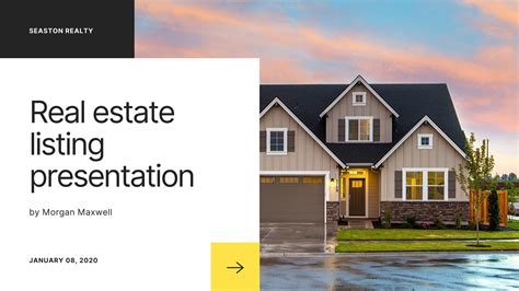 Commercial Real Estate Listing Presentation Template Made Easy