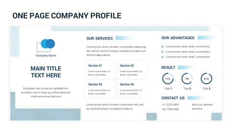 Create A Company Profile With This Template Powerpoint