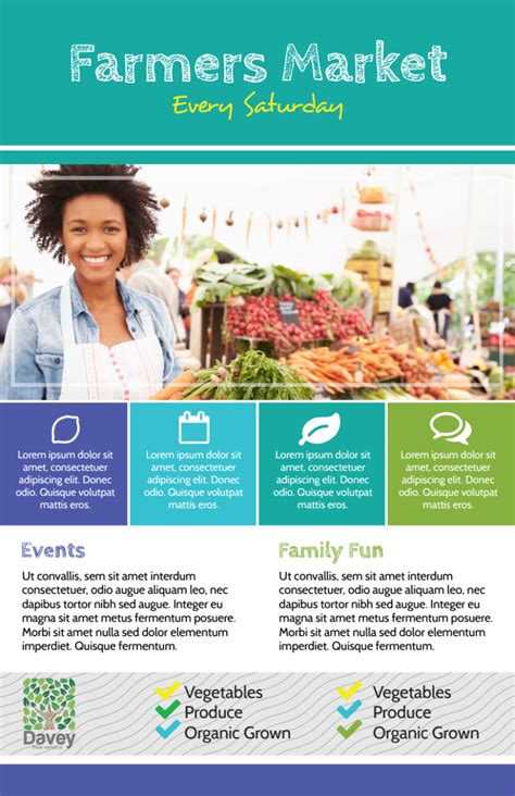 Create A Stunning Farmers Market Flyer Template Easily