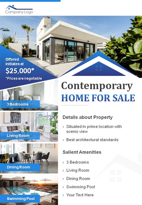 Create A Winning Home Sale Brochure Template