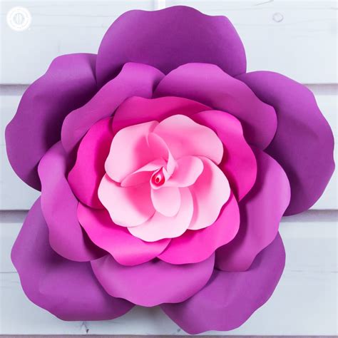 Create Beautiful Decorations With Large Paper Flowers Template