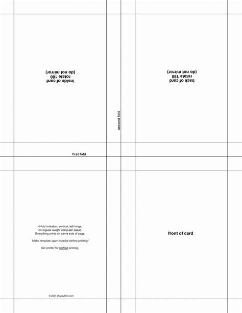 Create Custom Foldable Card Templates In Microsoft Word