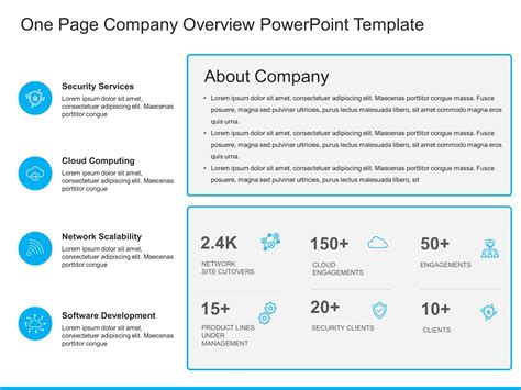 Create Engaging Company Overview Presentation Template