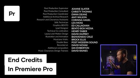 Create Rolling Credits Fast With Premiere Pro Template