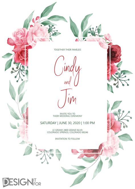 Create Stunning Weddings With Adobe Invitation Templates