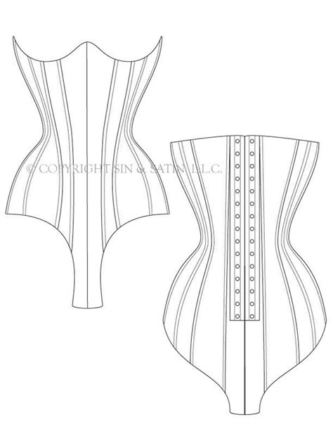 Create Your Dream Corset With A Template Free Pattern