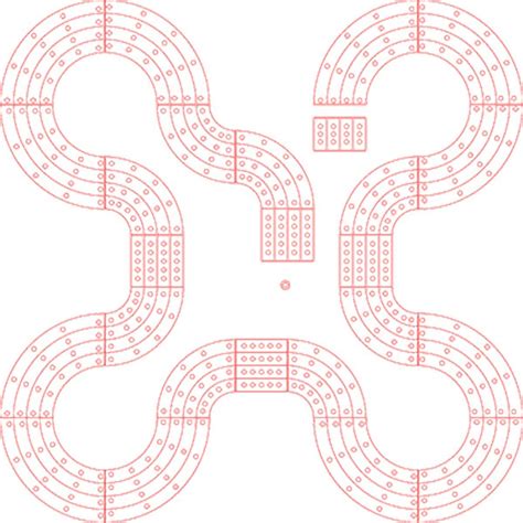 Cribbage Board Template Jig For Perfect Scoring