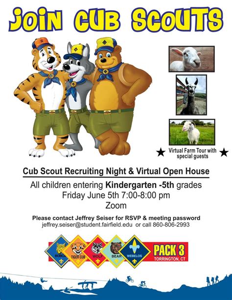 Cub Scout Recruitment Flyer Template Free Download