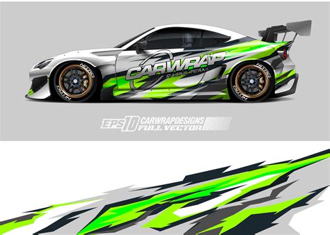 Customizable Race Car Wrap Templates For Winning Designs