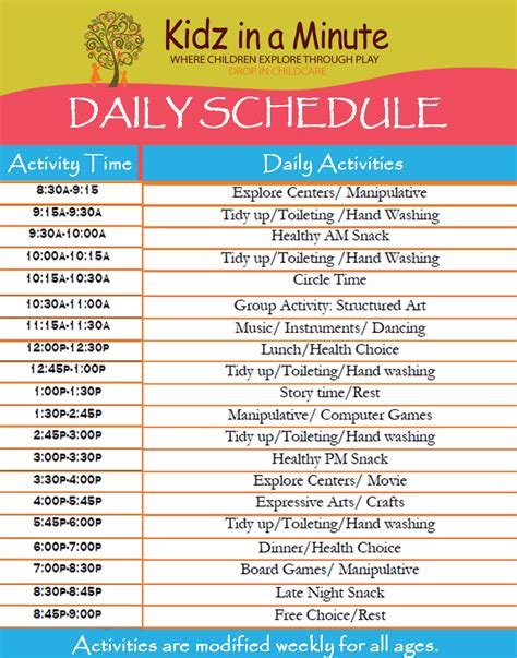 Daily Excel Schedule Template For Productivity And Time Management