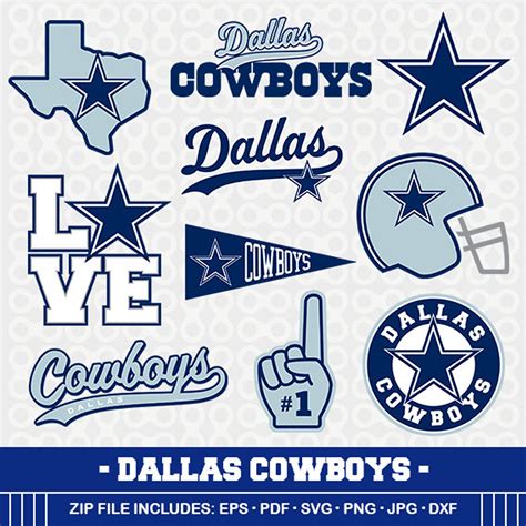 Dallas Cowboys Svg Free Cricut Template Download