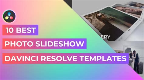 Davinci Resolve Photo Slideshow Templates Free Download