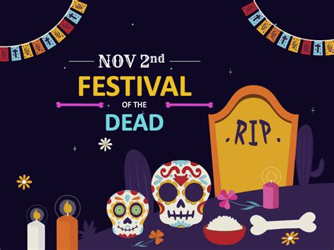 Day Of The Dead Powerpoint Template Free Download