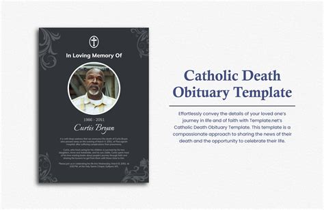 Death Announcement Template For Loved Ones