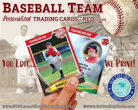 Design Your Dream Team With Custom Baseball Cards Template