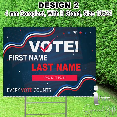 Design Your Own Campaign Yard Sign Templates