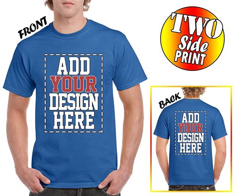 Design Your Own Front And Back T Shirt Template