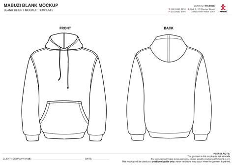 Design Your Own Hoodie Template Front And Back