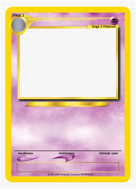 Design Your Own PokéMon Cards With Blank Templates