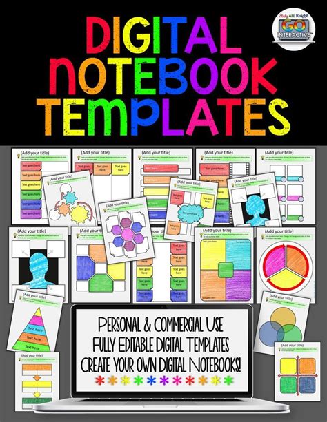 Digital Interactive Notebook Templates Free