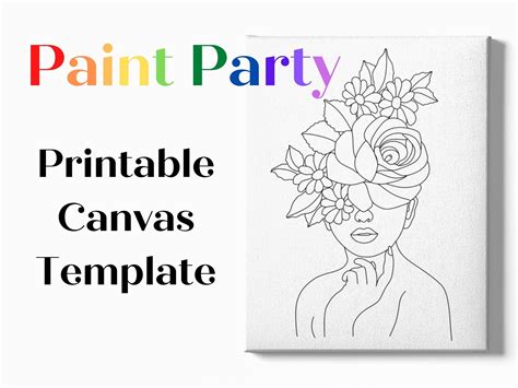 Easy Paint And Sip Templates For Beginners