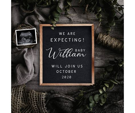 Editable Pregnancy Announcement Templates Free Download